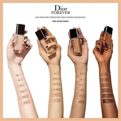 dior forever skin glow swatch|dior forever skin glow shades.